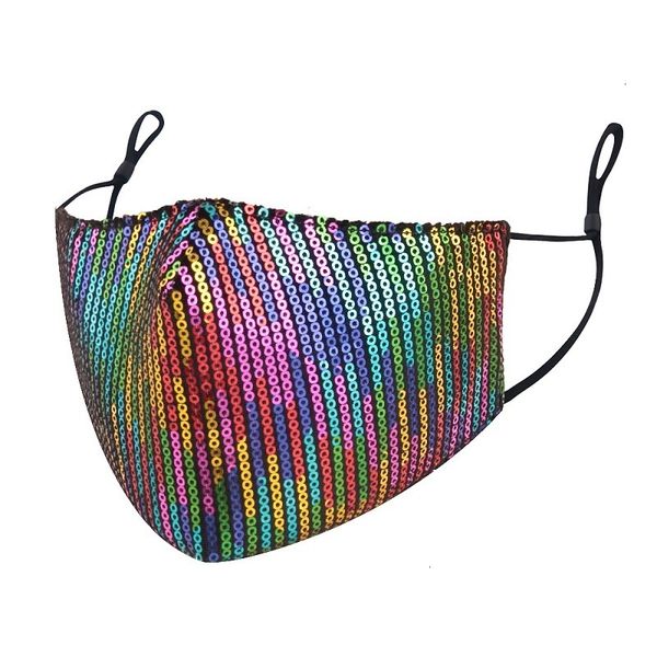 

no factory valve women breathing sequin filter washable pm2.5 cotton face mouth mask dustproof protective ewc1596 5 p1md0