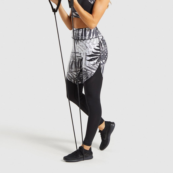 

yoga outfits 2021 quick dry sports gym leggings pants compression, White;red