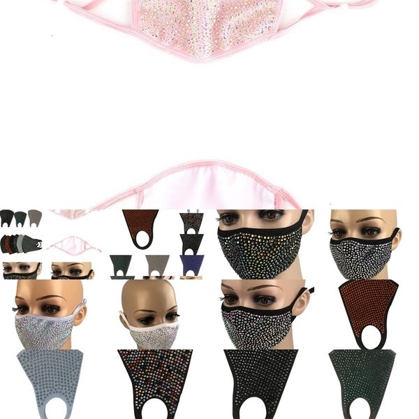 

mouth factoryyhb4pm2.5 protective dustproof bling fashion diamond mask masks washable reusable x3z11