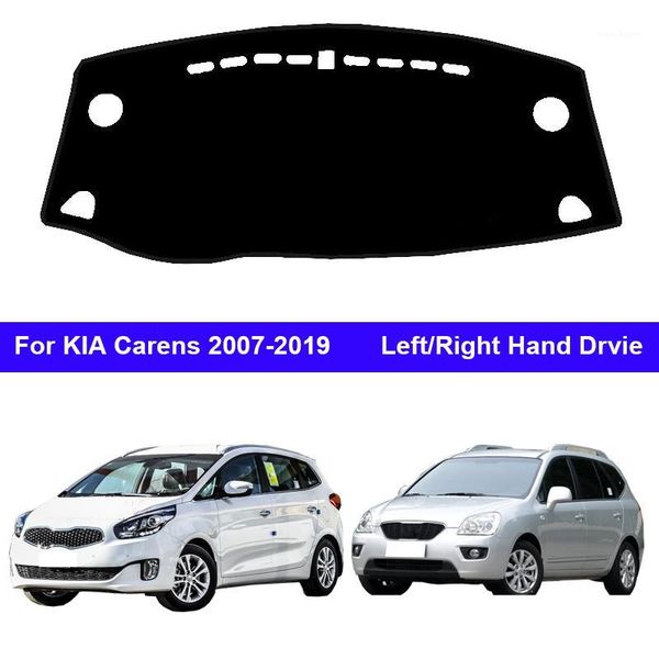 

car auto dashboard cover for kia carens 2007 - 2019 un rp lhd rhd dashmat pad carpet dash mat cape 2016 2013 2012 2011 2005 20071