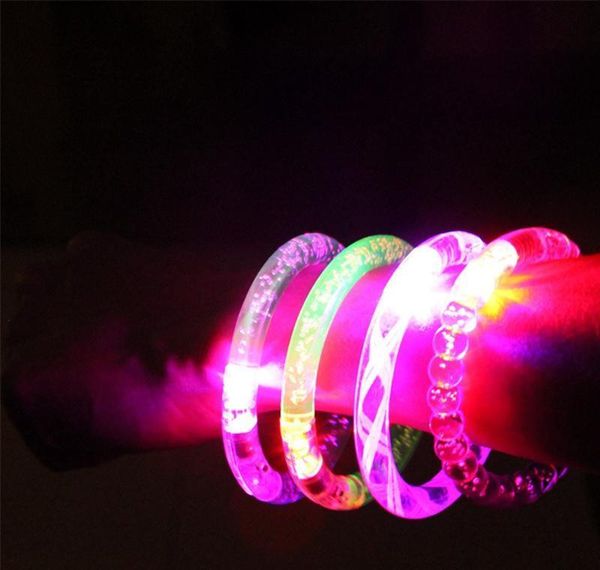 

светодиодный зажженный браслет, мигающий светящийся кристаллический браслет для дискотечной вечеринки концертное здание рождество halloween