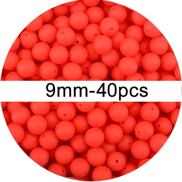 

9 мм круглые sile beads bpa бесплатные оптовые оптовые 40 шт. pacifier clip цепные аксессуары детская уход прорезь топиковых малышей игрушки