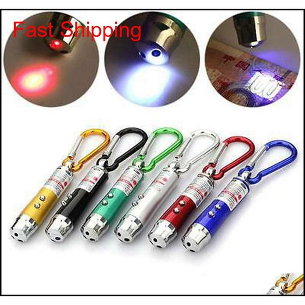 

3 in 1 multifunction mini laser light pointer uv led torch flashlight keychain pen key chain flashlights zza994 7qwuq