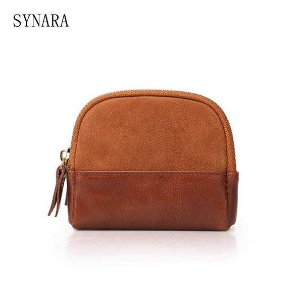 

mini quality coin wallet purses women genuine leather purse cute key bags for 2021 money bag card holder small fe, Red;black