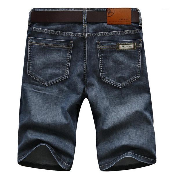 

casual shorts denim 100% pure cotton summer shorts men jeans clothing knee length man cargo 2020 big size 421, Blue