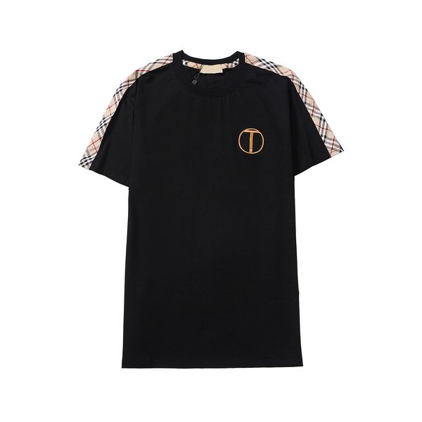 

2022 luxury men's t-shirts designer tshirt men apparel shirts for men cotton t-shirt round neck spring summer high loose trend short sl, White;black