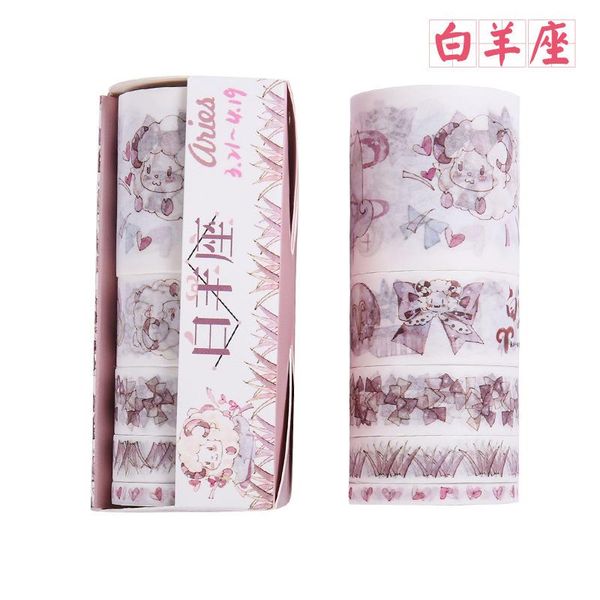 

набор 5шт симпатичные созвездиевая лента scrapbooking декоративные клейкие ленты бумаги японские канцтовары наклейки diy scrapbooking sqcmcj