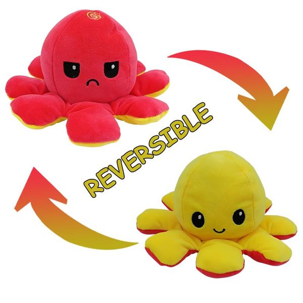 

vip link 1pcs ocs stuffed plush doll different sides to show different moods soft simulation reversible plush toy bbymhk