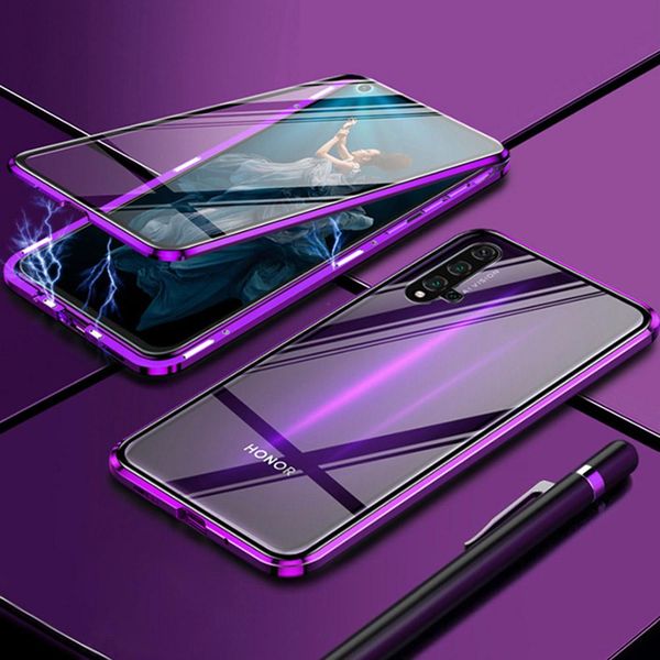 

huawei nova 7 pro case double side tempered glass metal bumper case for huawei nova 5t 7 6 se 5 5i h jllypb