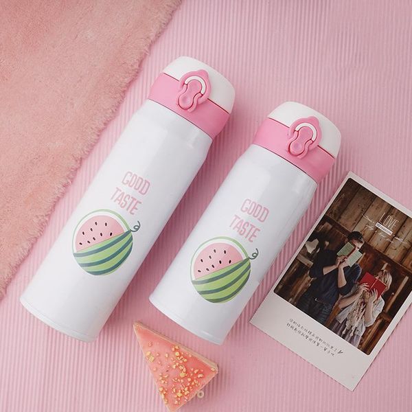 

450ml tea coffee mug water bottle vacuum cup thermos stainless steel thermo cup travel drink bottle drinkware thermos for women jllcns
