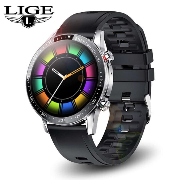 

android ios, waterproof smart sports watch with heart rate control, call bluetooth for men and women in 2021bgt