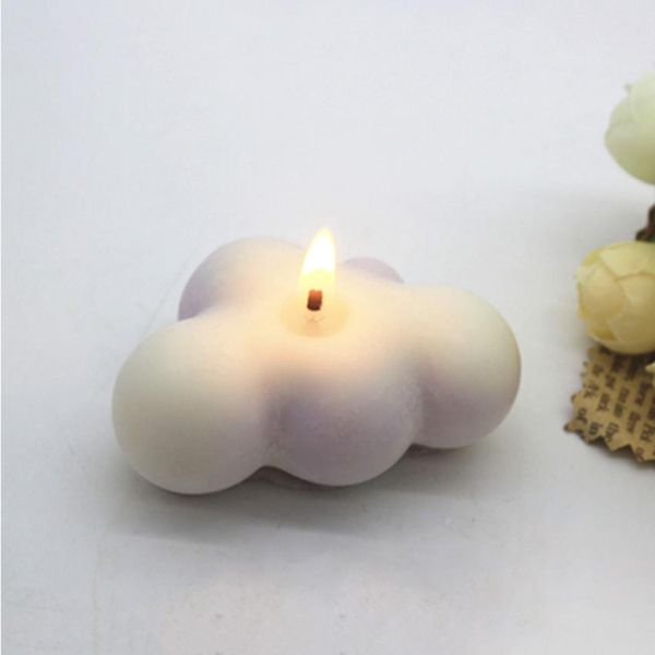 

1pcs clouds shape candles soy wax cute handcraft making candle aromatherapy candle for homebirthdayparty decoration h jlllpq