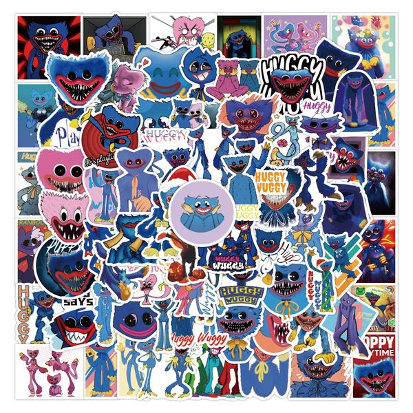 

100pcs/set poppy playtime small waterproof stickers for lapwaterbottle case