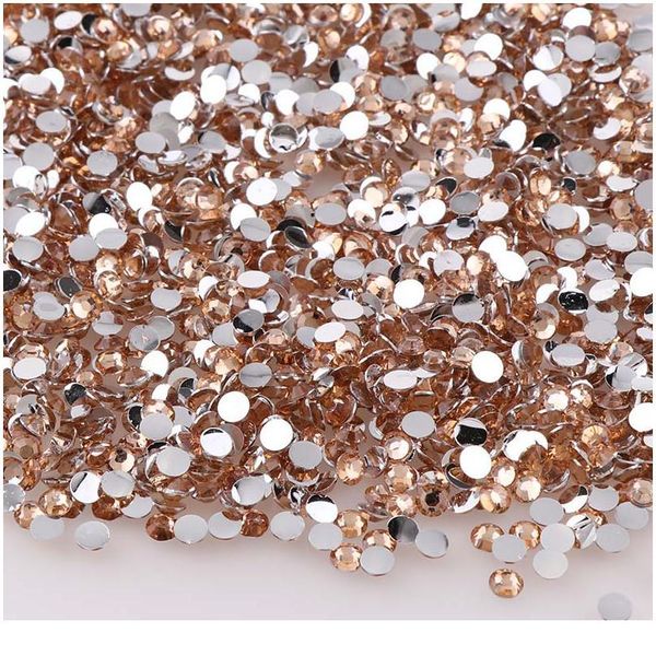 

champagne 10000pcs 2mm/m/4mm/5mm round resin flatback rhinestones for diy nail art/jewelry decoration champagne jlliyb, Black