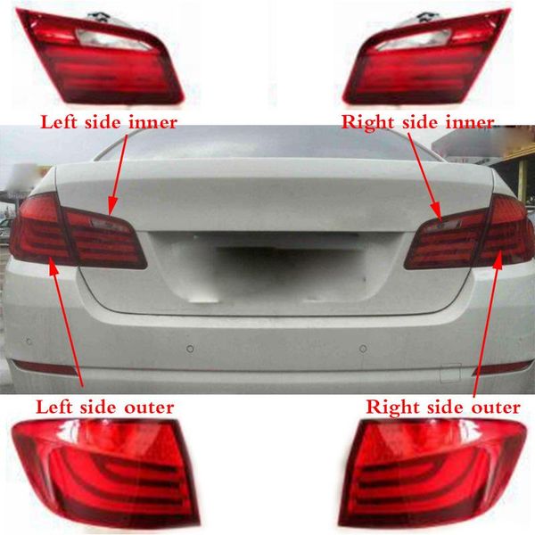 

1pcs for 5 series f10 f18 2011-2013 sedan led red new rear tail light rear brake light sight reversing lamp
