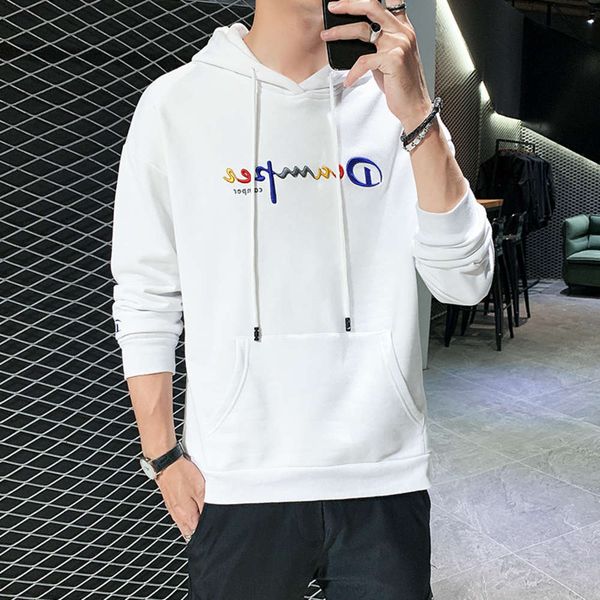 

69 yuan, 2pcs, 2020 autumn new hooded sweater korean men's wear ins fashion brand top, Black