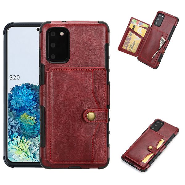 

pu leather phone case for iphone12 pro max xs max 11 7 8 plus wallet phone cover for samsung s10
