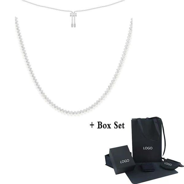 

chains fashion moroccan jewelry up and down adjustable necklace with pearls simple line pearl decoration female romantic gift, Silver