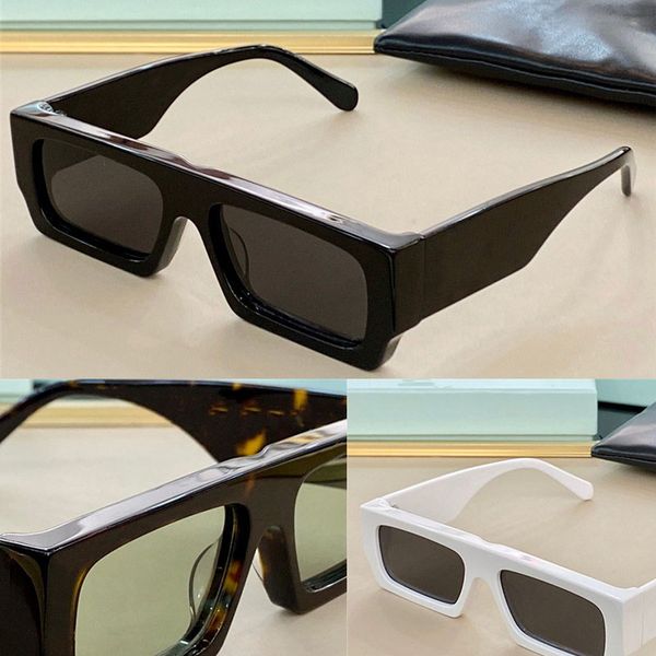 

40008 new fashion sunglasses with uv protection for men and women vintage square frame popular come with case classic sunglasses, White;black