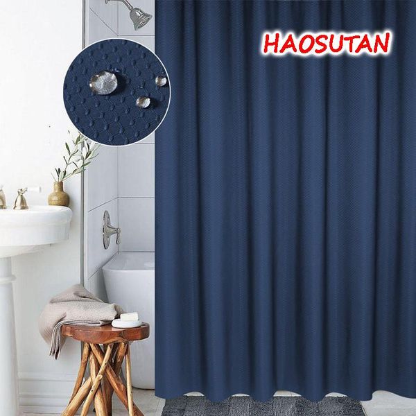

shower curtains haosutan plastic polyester plain thick