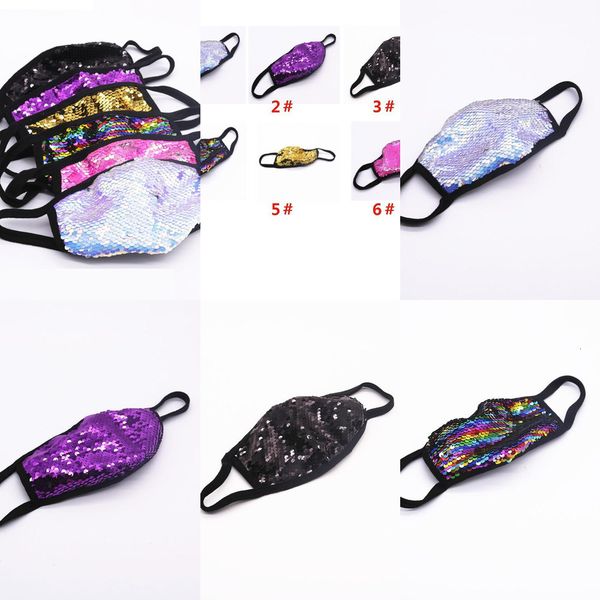 

factorymdebsilk sequin sunscreen fashion mask 6 style ice sunscreen dustproof and breathable cotton cloth can be washed