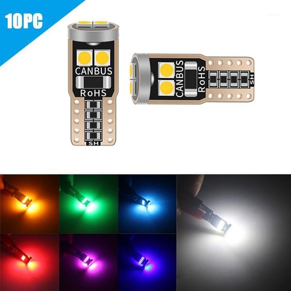 

emergency lights car led bulb 10pcs t10 for focus 2 3 1 fiesta mondeo 4 transit fusion kuga ranger mustang w5w interior dome door light1