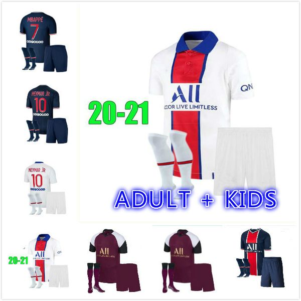 

kids kit 20 21 icardi mbappe marquinhos soccer jersey 2020 2021 verratti men kids sets kimpembe florenzi maillots de football shirt, Black;yellow