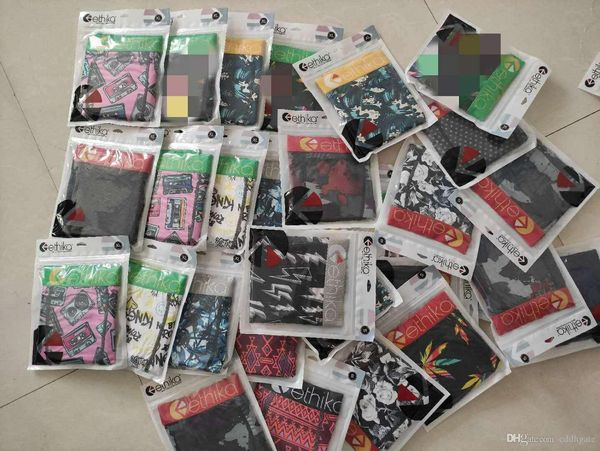 

street skateboard fashion underwear print vulnerable sports series rock men's hip hop elastic leggings quick drying ethika