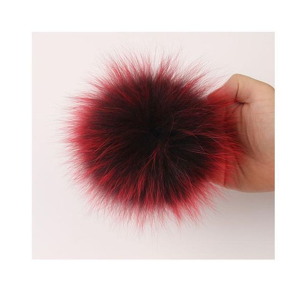 

diy big size 14cm 15cm real fur pompoms fox raccoon fur pom pom mink fur pompons ball for hats ba qyljnn