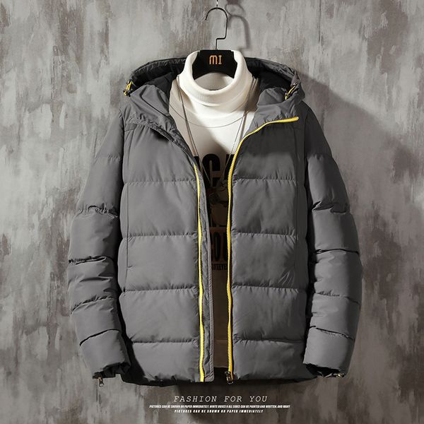 

2021 mark men's winter new parka jacket down keep fashion more oversize m-4xl fqx8, Black