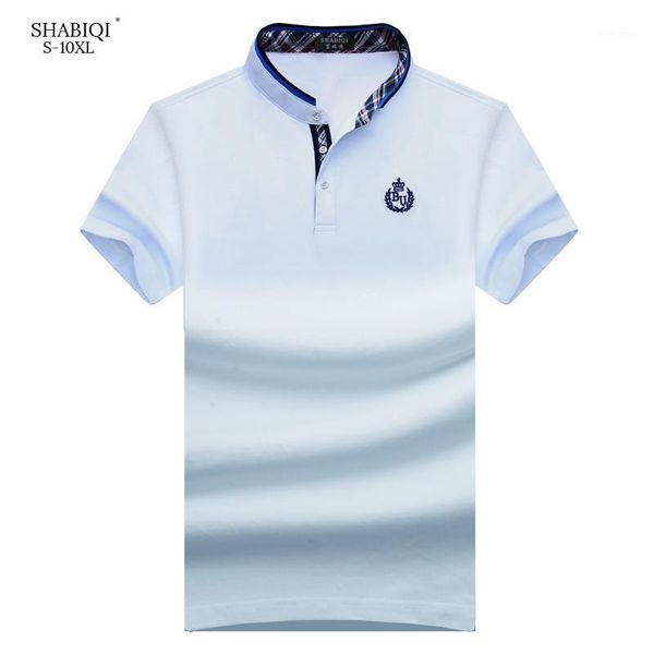 

shabiqi new brand men shirt men shirt short sleeve stand collar s t designer 6xl 7xl 8xl 9xl 10xl1, White;black