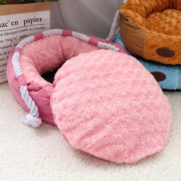 

winter dog bed for small medium dogs cats warm pet puppy cat beds house nest sleeping sofa cushion kennel pet jllixd
