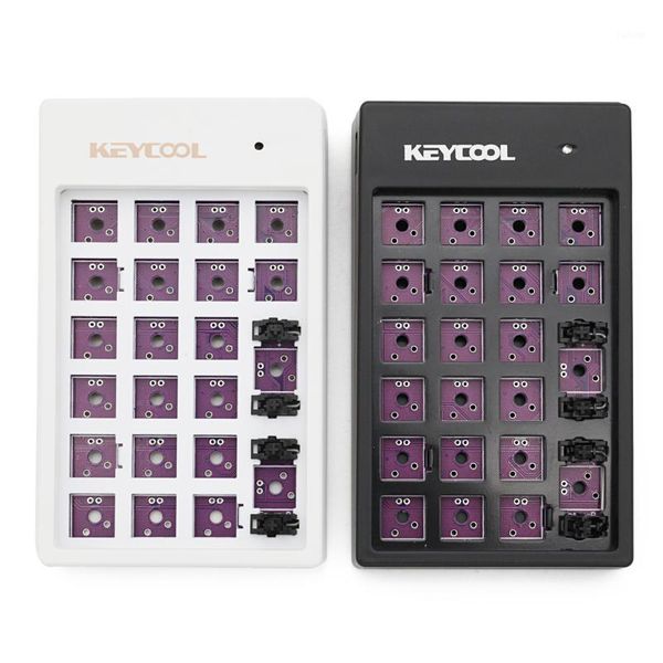 

keyboards custom mechanical keyboard kit 22 keys supports usb hub kinds of led effects pcb 20% keycool numpad multimedia key1