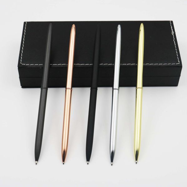 

metal ballpoint pen черные чернила тонкий шариковый ручка отель bank ручка для делового письма офисные школьные принадлежности wj020, Blue;orange