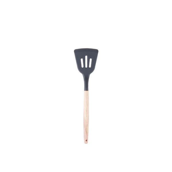 

wooden handle sile spatula heat resistant soup spoon non stick cooking shovel kitchen cooking utensils 8 styles h bbyxtd