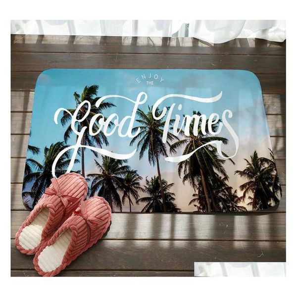 

alphabet forest triangle pattern bath mat kitchen bathroom floor door mat super absorbent non-slip rugs s qyldkc tore2010