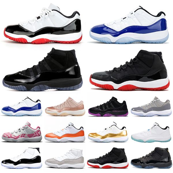 

bred 11 metallic jumpman 11s silver men women basketball shoes snakeskin space jam concord gamma blu nakeskin s high, White;red