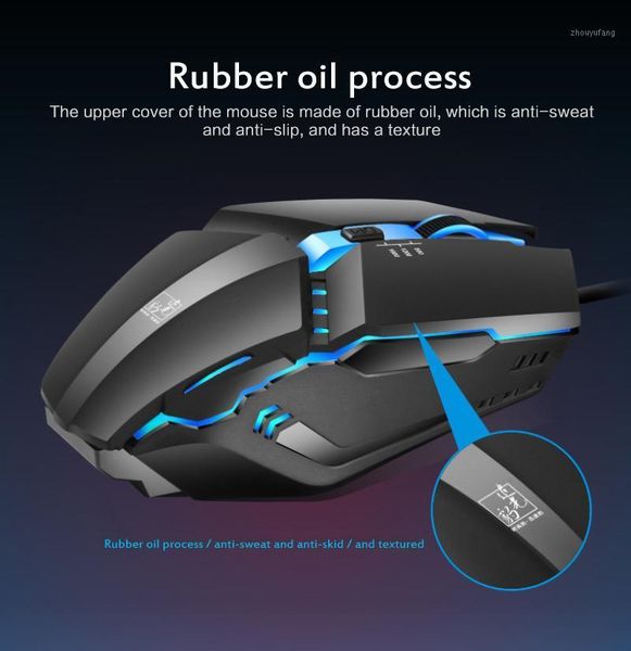 

universal optical wired gaming mouse ergonomical design high sensitivity 1600dpi fashion colorful backlight gamer mice wholesale1