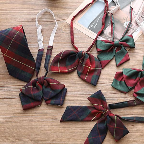 

bow ties [christmas series] tie female jk japanese student uniform sailor suit accessories gadget kids, Black;gray