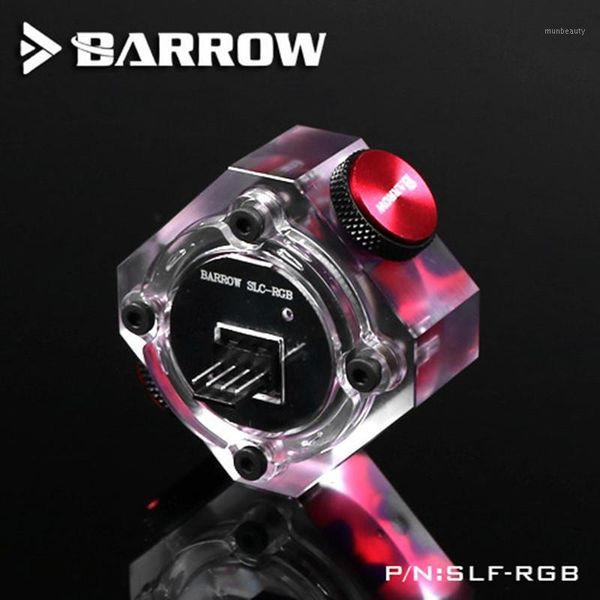 

barrow rgb led water cooling system dedicated water flow meter slf-rgb1