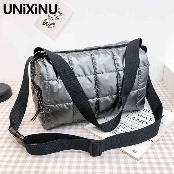 

shopping bags winter casual female crossbody for women 2021 high capacity women's shoulder messenger space handbags 220304