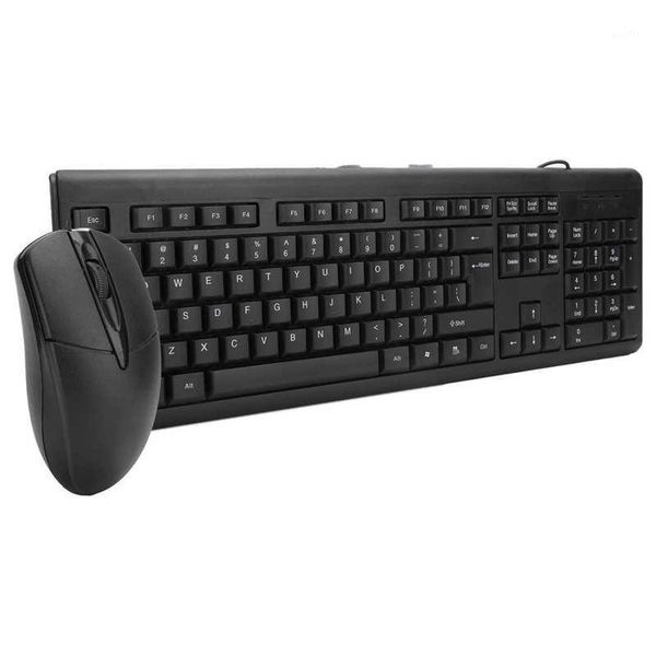 

tf500 wired keyboard mouse set combo usb 104 keys key board for pc deskcomputer1