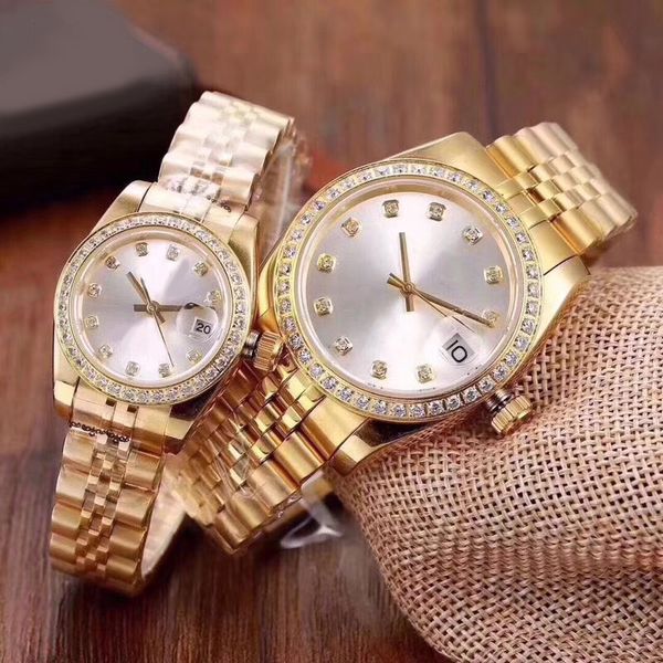 

classic 28mm and 36mm luxury watch women, Slivery;brown