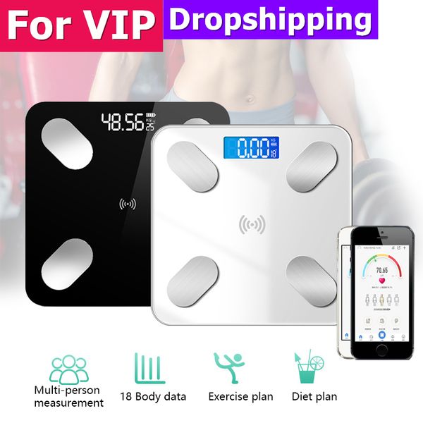 

for vip floor body fat scale electronic led digital weight bathroom balance app android or ios bluetooth q1201