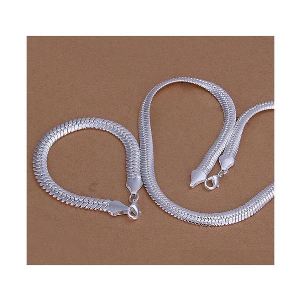 

wholesale - christmas gift 925 sterling silver fashion necklace+earrings set ys214 z901x