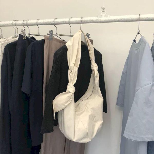 

bag lady canvas bag student art retro shoulder messenger ins small fresh