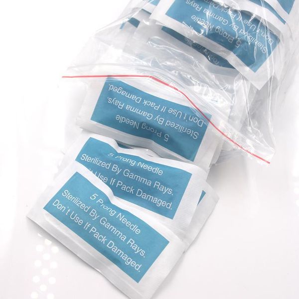 

50piece per lot liberty 5r disposable sterilized tattoo permanent makeup needles tips for eye jllbic