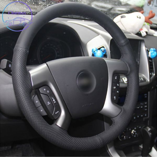

diy частный индивидуальный автомобиль рулевая крышка рулевого колеса для chevrolet captiva silverado gmc sierra 07-13 daewoo рука швейное ко