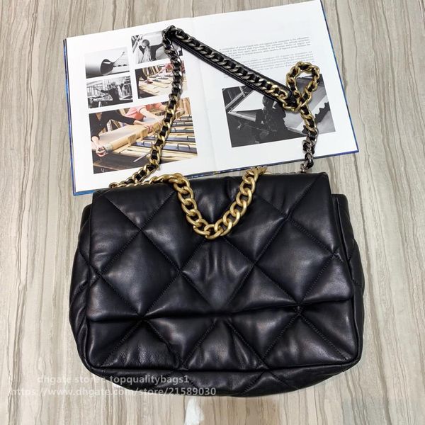 

sold fashion 36cm genuine leather women luxurys designers shoulder bag classic caviar chain rhombic grid bag n