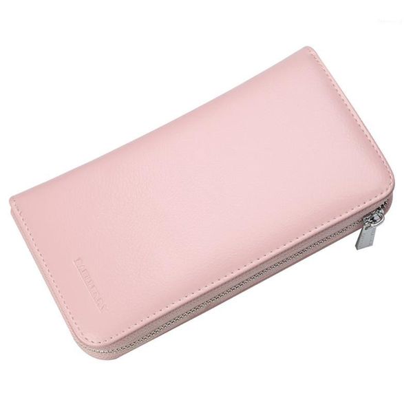 

women long clutch purse pu leather large capacity card organizer wallets ladies coin purses card holder wallet female carteras1, Red;black
